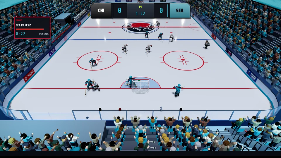 Seattle on the power play.