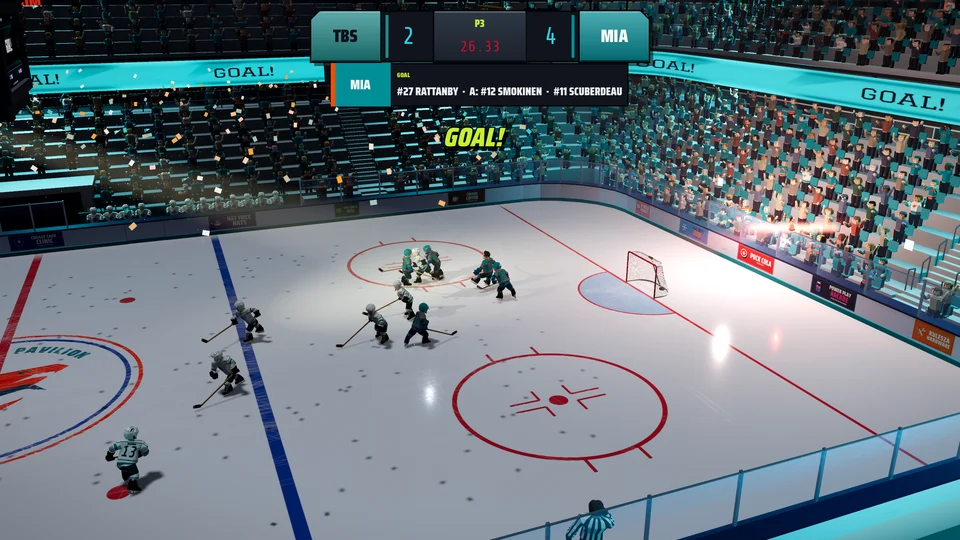 Miami scores against Tampa Bay.