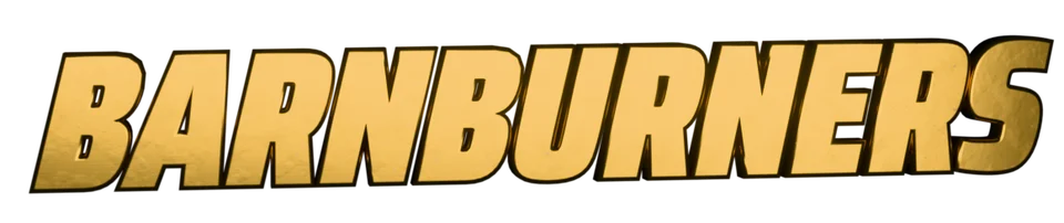 Transparent gold 3D wordmark